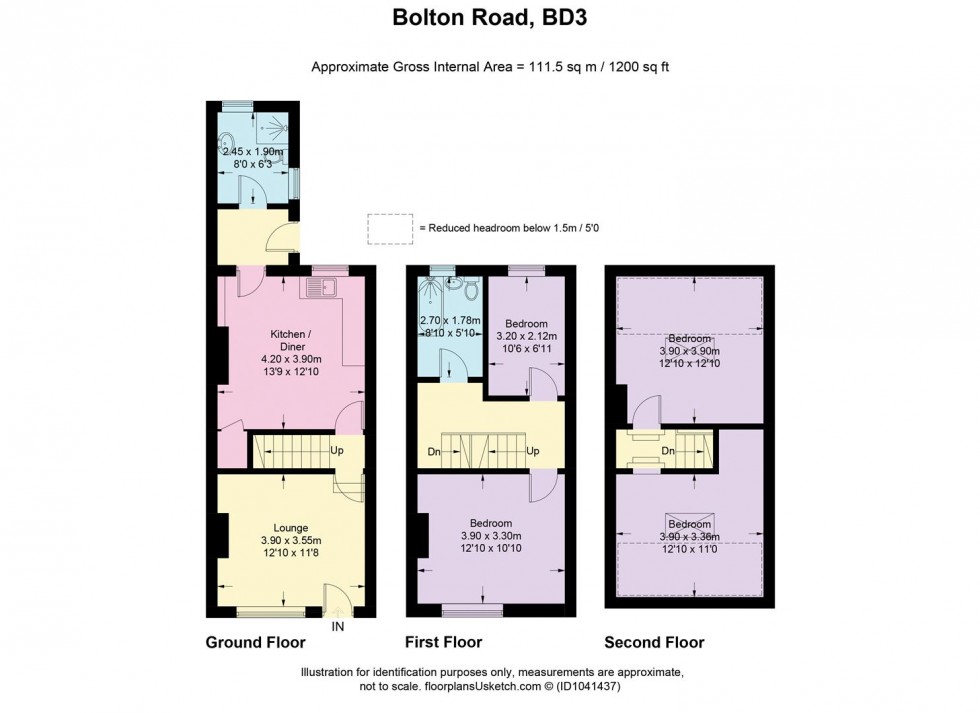 Floorplan for Bolton Road, Bradford