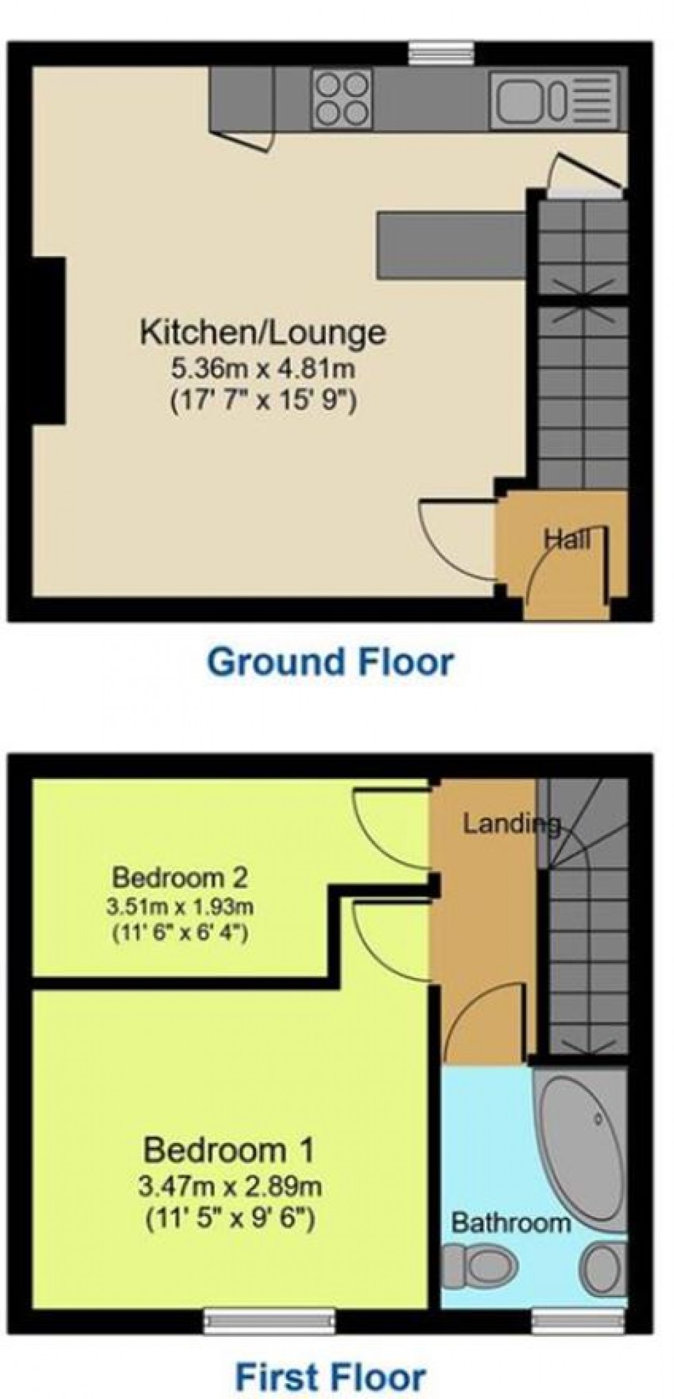 Floorplan for Quarry Place, Undercliffe, Bradford