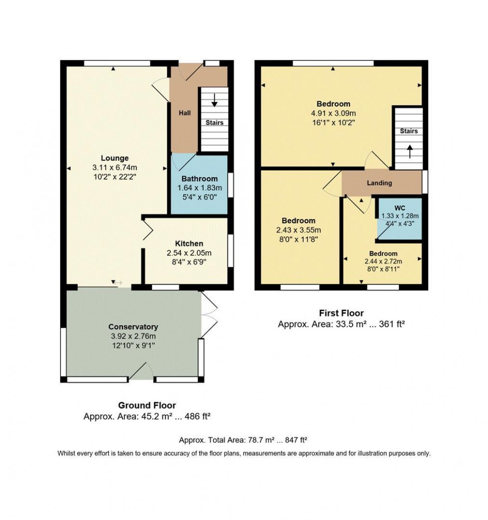 Floorplan for Ridgeway, Wrose, Shipley