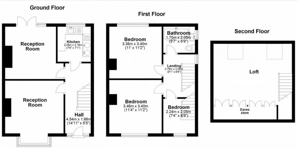 Floorplan for Willowfield Crescent, Idle