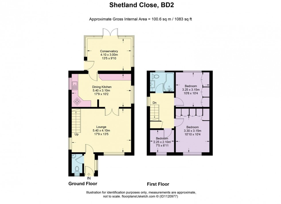 Floorplan for Shetland Close, Kings Road, Bradford