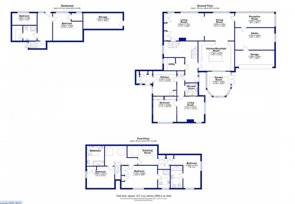 Floorplan for Oaklands, Idle, Bradford