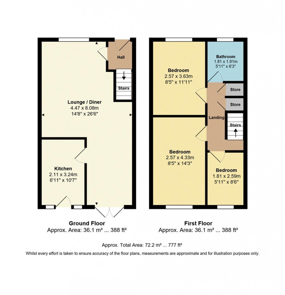 Floorplan for Stonecroft, Eccleshill, Bradford