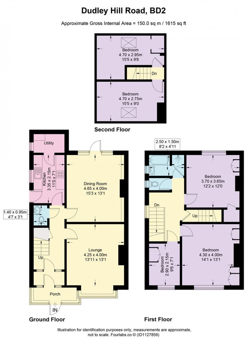 Floorplan for Dudley Hill Road, Bradford