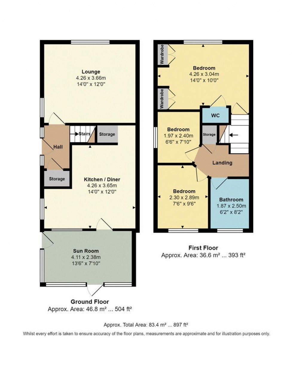 Floorplan for Peterborough Road, Undercliffe, Bradford