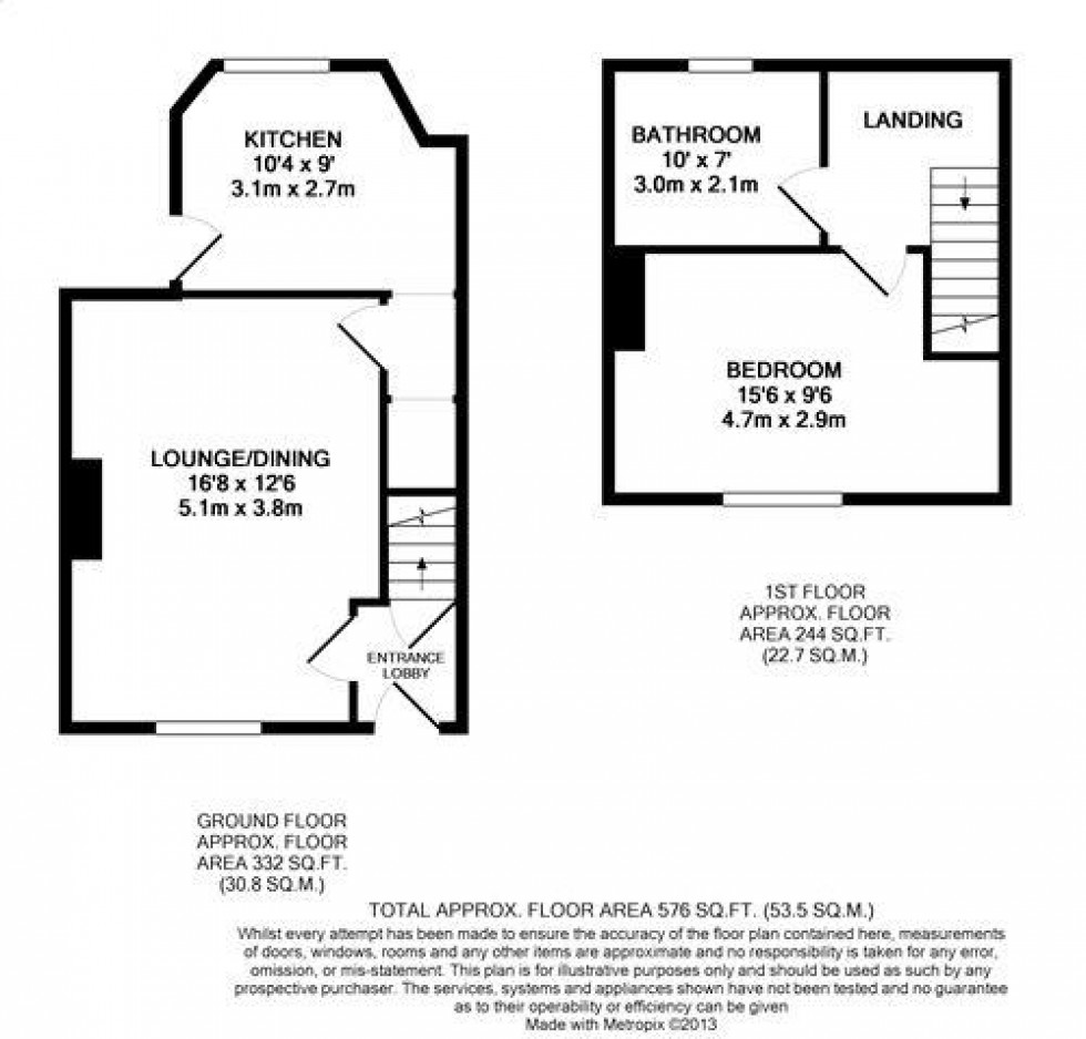 Floorplan for Highfield Road, Idle