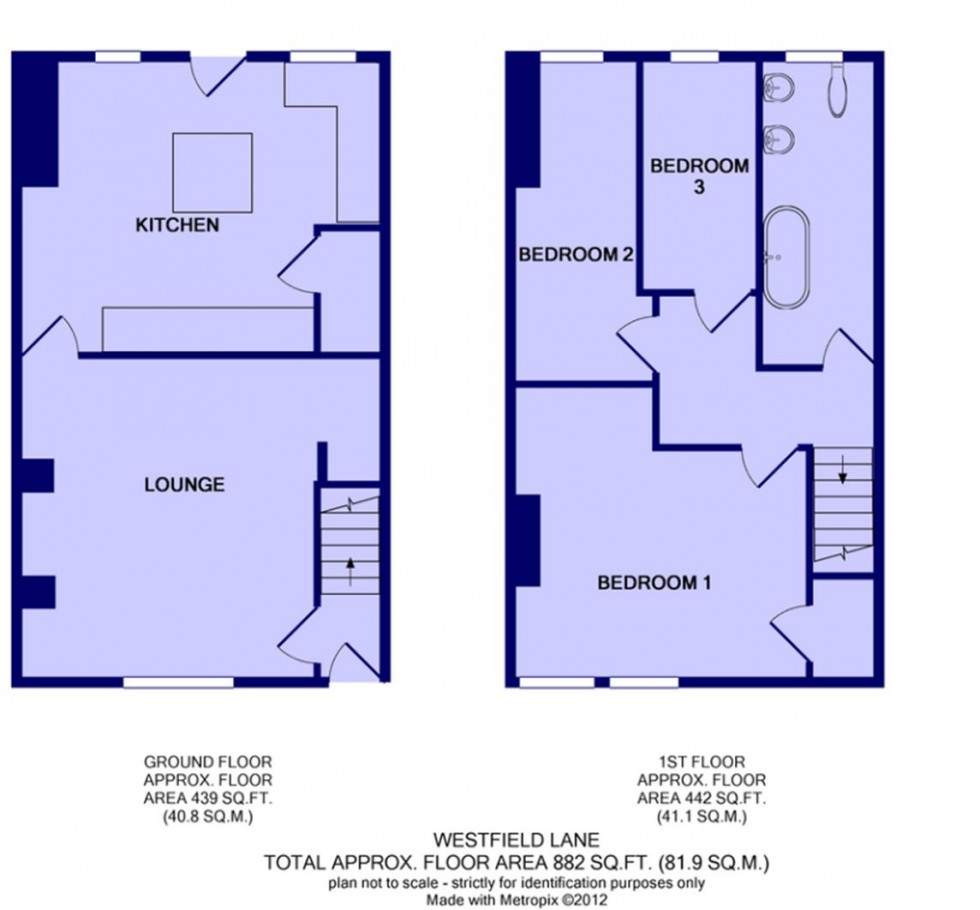 Floorplan for Westfield Lane, Idle, Bradford