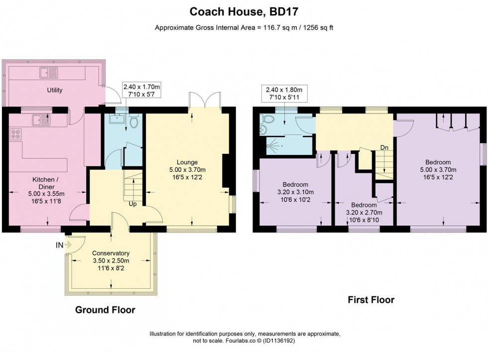 Floorplan for Tong park, Baildon