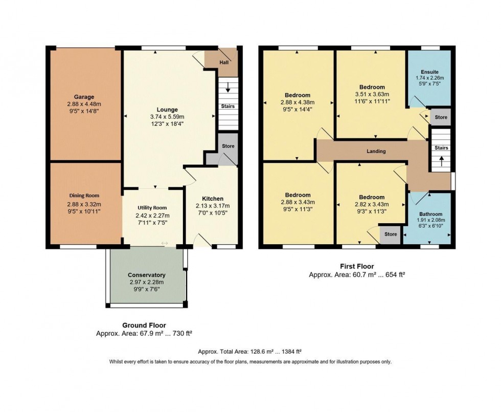 Floorplan for Harehill Close, Bradford