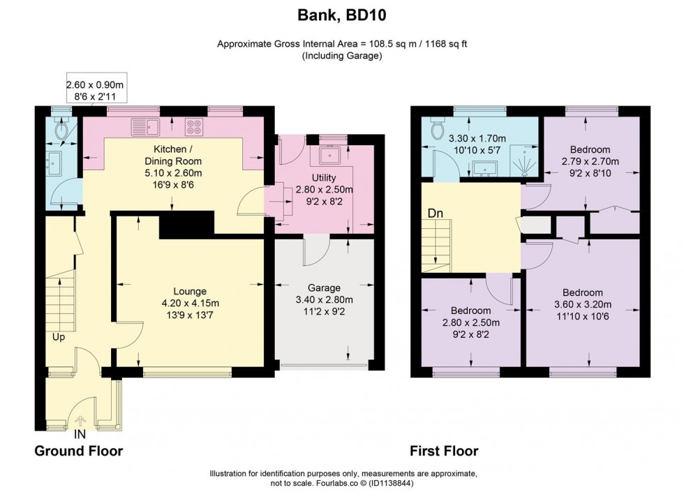 Floorplan for The Bank, Bradford