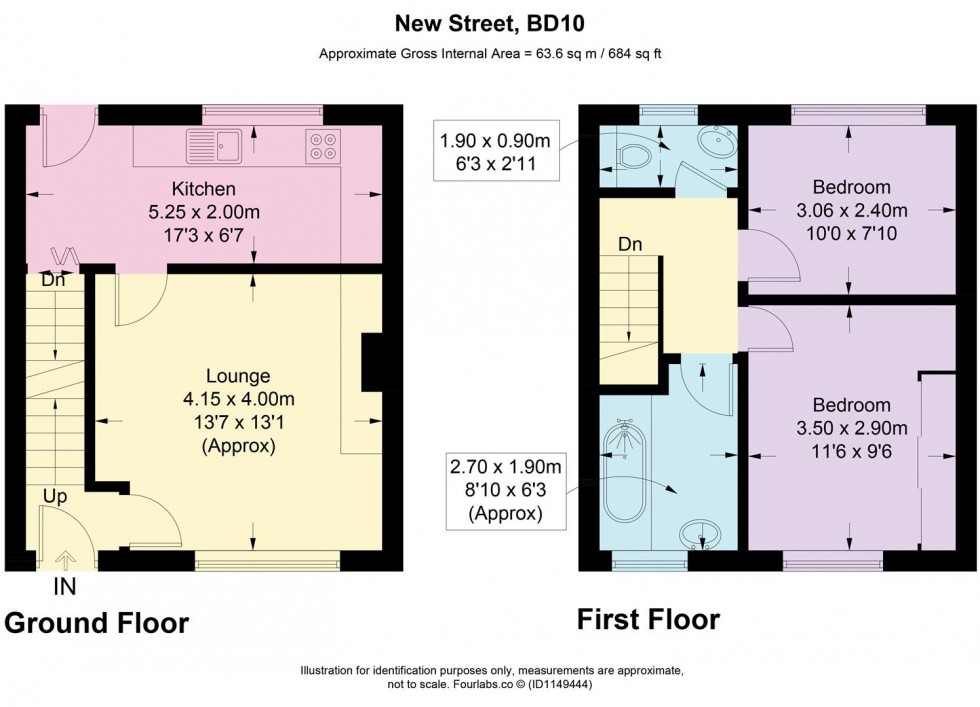 Floorplan for New Street, Idle, Bradford