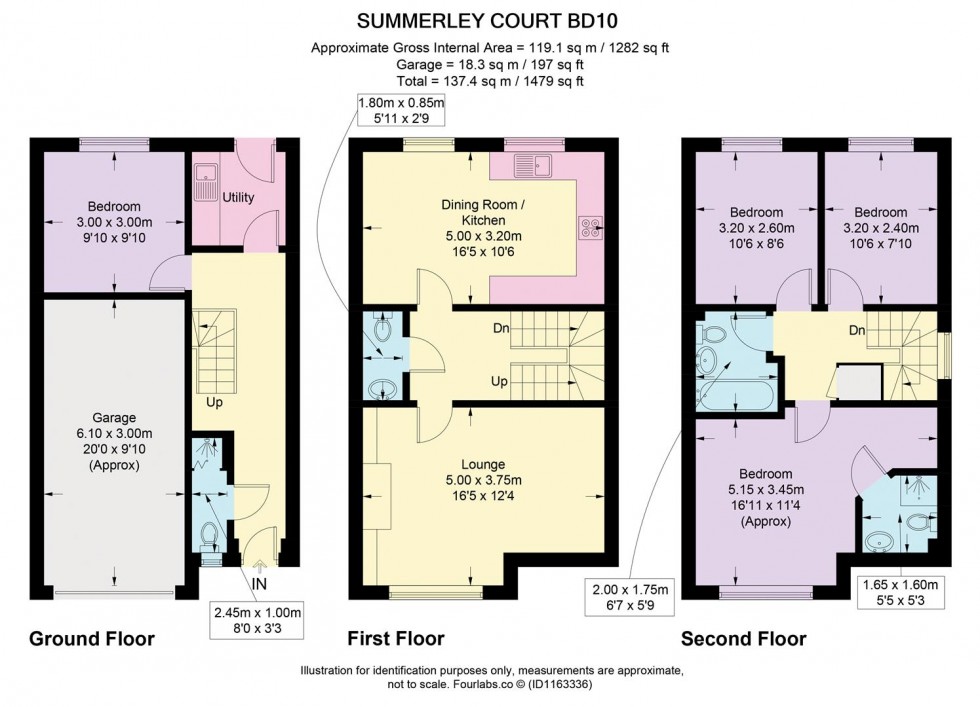 Floorplan for Summerley Court, Idle, Bradford