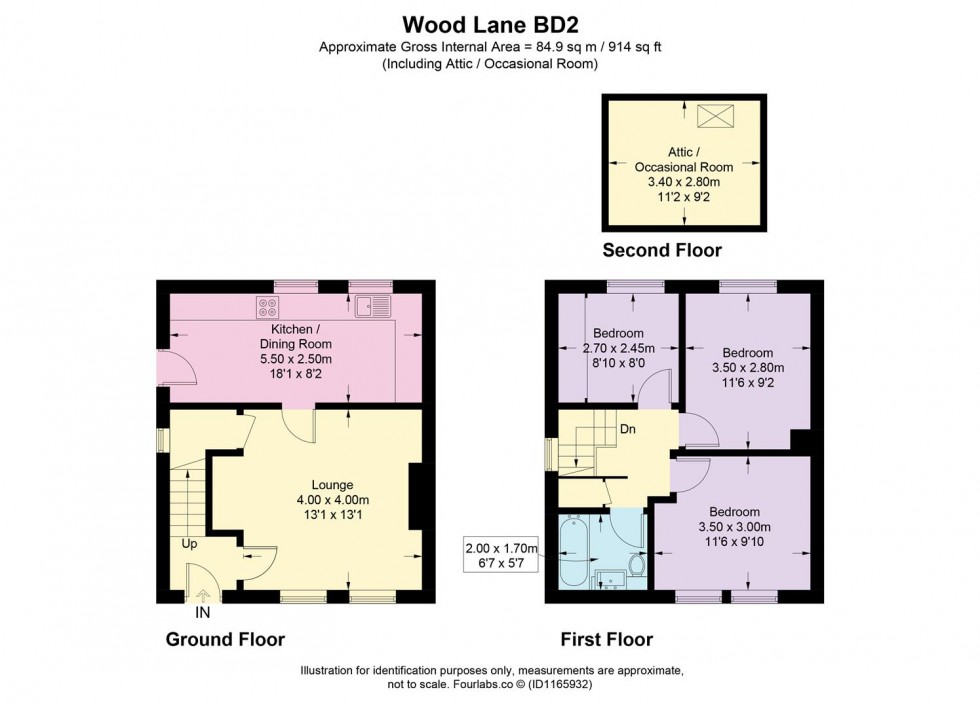 Floorplan for Wood Lane, Swain House