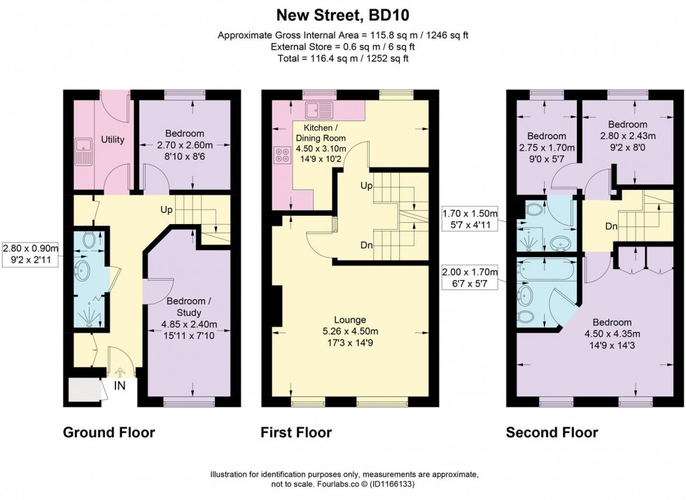 Floorplan for New Street, Idle, Bradford