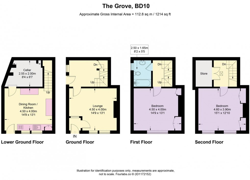 Floorplan for The Grove, Greengates, Bradford