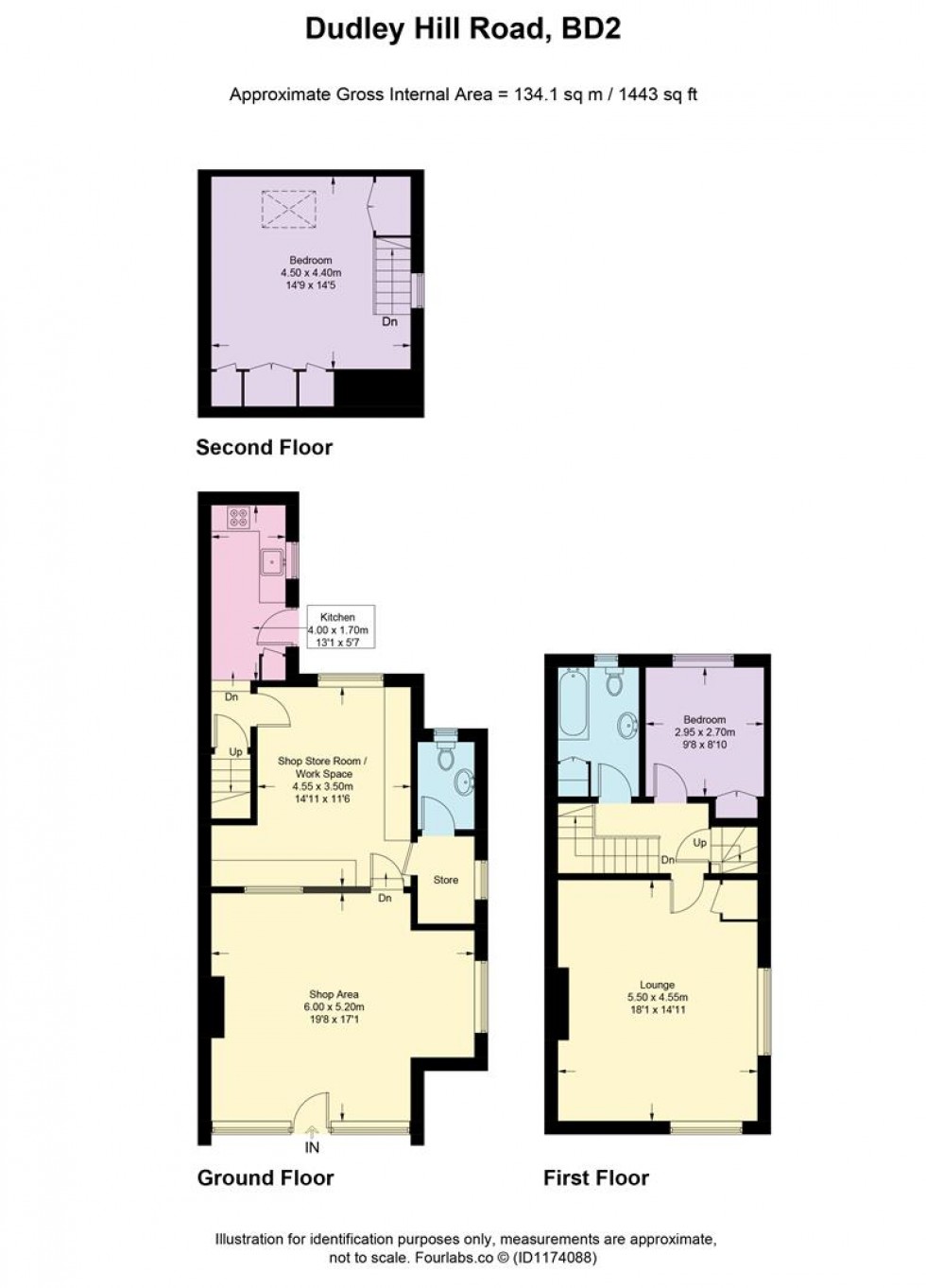 Floorplan for Dudley Hill Road, Bradford