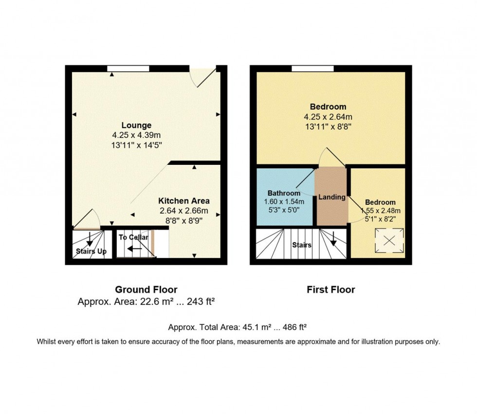 Floorplan for Idle Road, Bradford, BD2